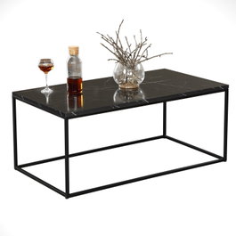 Hanah Home Mesa de Centro Cosco - Royal Blanco y Negro